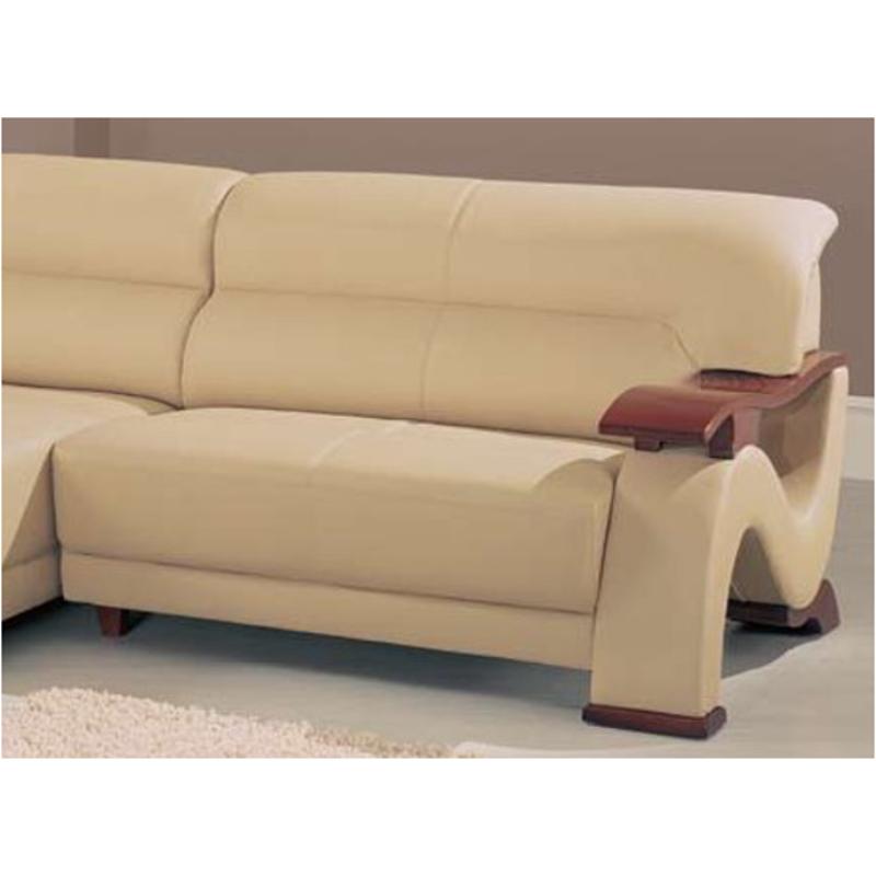 Sectional Bonded Cappuccino Pc Global Furniture