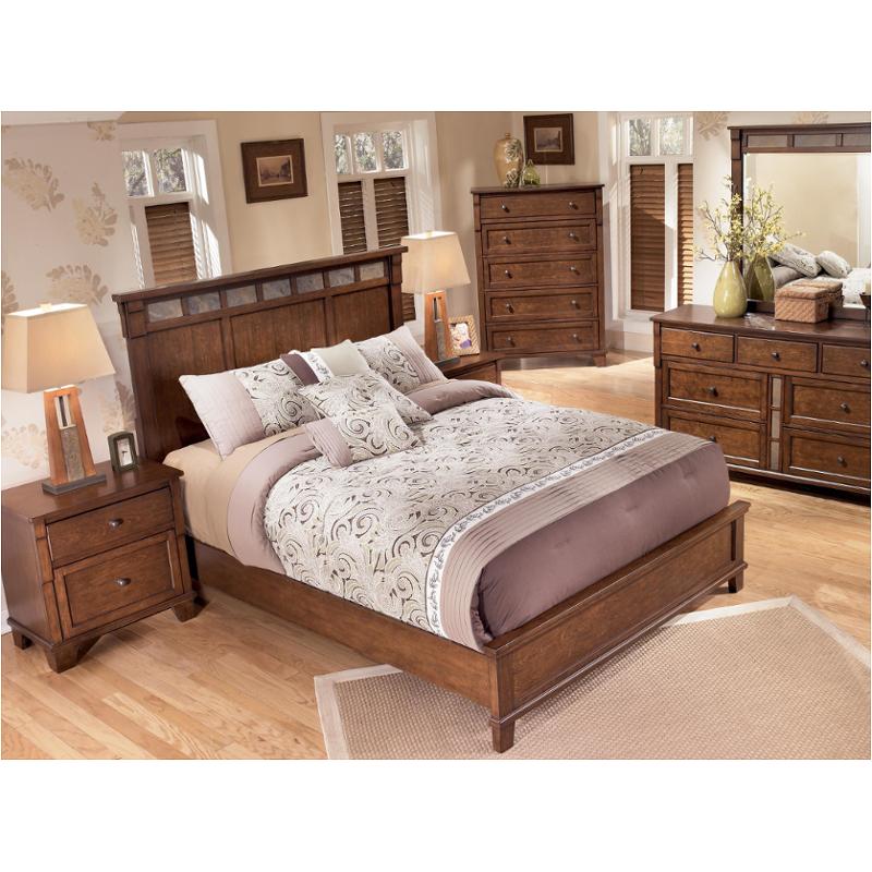 B676 57 Ashley Furniture Queen Panel Bed With Platform Fb