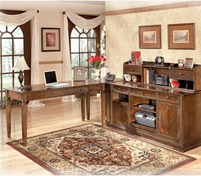 901-ho105t Liberty Furniture Chateau Valley Jr Executive Desk