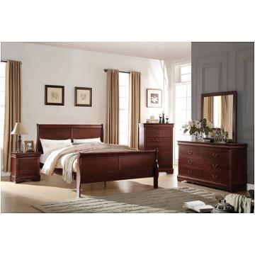 Acme Furniture Louis Philippe III 24917EK King Captain's Bed with