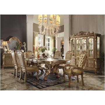 Dresden - Gold Patina Dining Set Acme Furniture Dresden - Gold Patina Dining Room Furniture