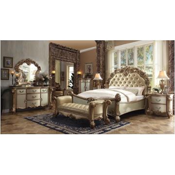 Vendome - Gold Patina Bedroom Set Acme Furniture Vendome - Gold Patina Bedroom Furniture