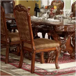 12153 Acme Furniture Dresden - Cherry Oak Dining Room Furniture Dining Chair