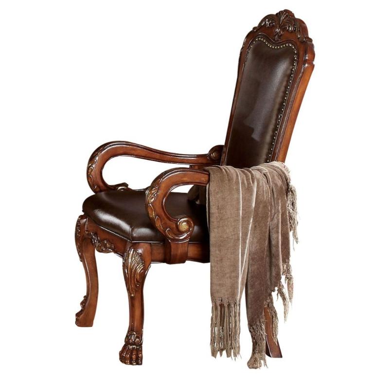 12154 Acme Furniture Dresden - Cherry Oak Dining Room Furniture Dining Chair
