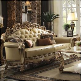 53000 Acme Furniture Vendome - Gold Patina Living Room Furniture Sofa