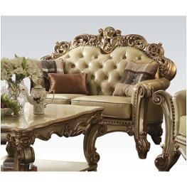 53001 Acme Furniture Vendome - Gold Patina Living Room Furniture Loveseat