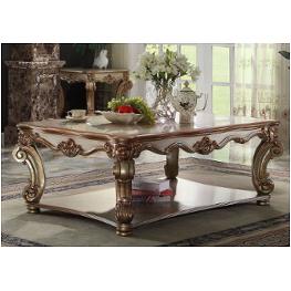 83000 Acme Furniture Vendome - Gold Patina Living Room Furniture Cocktail Table