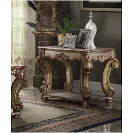 83001 Acme Furniture Vendome - Gold Patina Living Room Furniture End Table