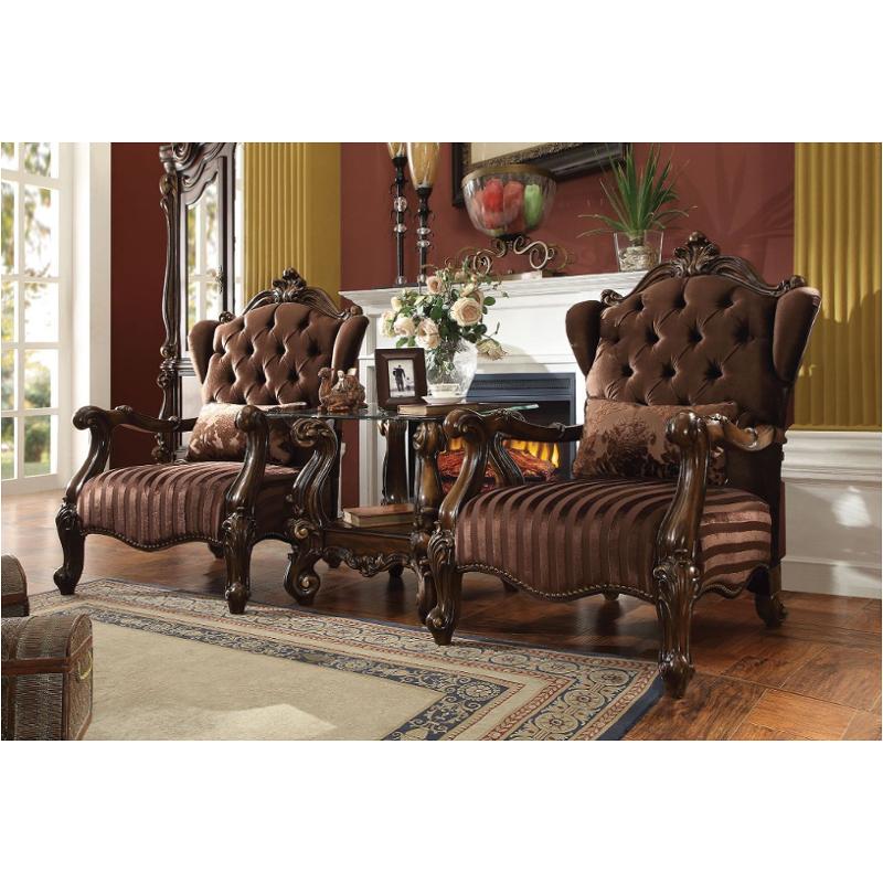 52082 Acme Furniture Versailles - Cherry Oak Brown Chair - Cherry Oak