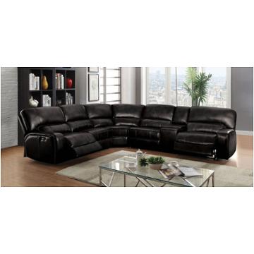 54150lch Acme Furniture Saul - Black Living Room Furniture Sectional