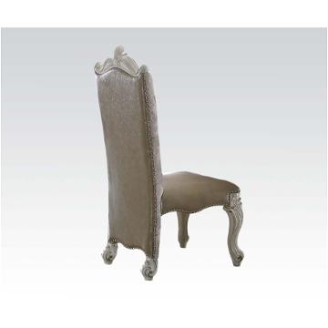 61132 Acme Furniture Versailles - Bone White Dining Room Furniture Dining Chair