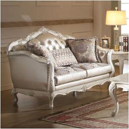 53541 Acme Furniture Chantelle - Pearl White Living Room Furniture Loveseat