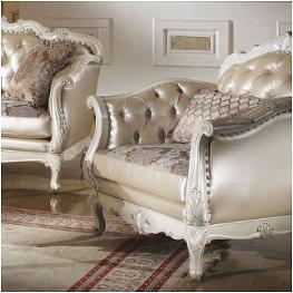 53542 Acme Furniture Chantelle - Pearl White Living Room Furniture Living Room Chair