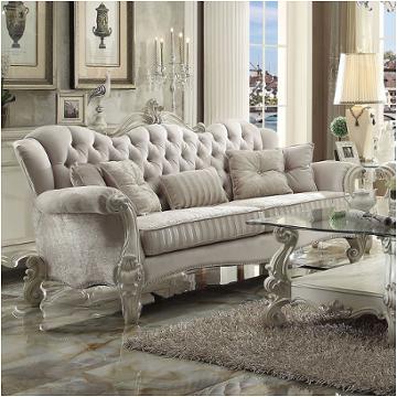 52105 Acme Furniture Versailles - Bone White Living Room Furniture Sofa