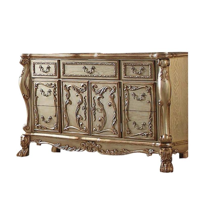 23165 Acme Furniture Dresden - Gold Patina Bedroom Furniture Dresser