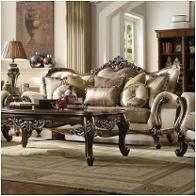 52115 Acme Furniture Latisha Living Room Furniture Wood Trim Sofa