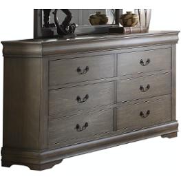 23865 Acme Furniture Louis Philippe - Gray Bedroom Furniture Dresser