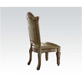 63003 Acme Furniture Vendome - Gold Patina Dining Room Furniture Dining Chair
