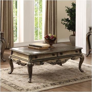 86030 Acme Furniture Ragenardus - Vintage Oak Living Room Furniture Cocktail Table