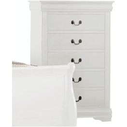 23836 Acme Furniture Louis Philippe - White Bedroom Furniture Chest