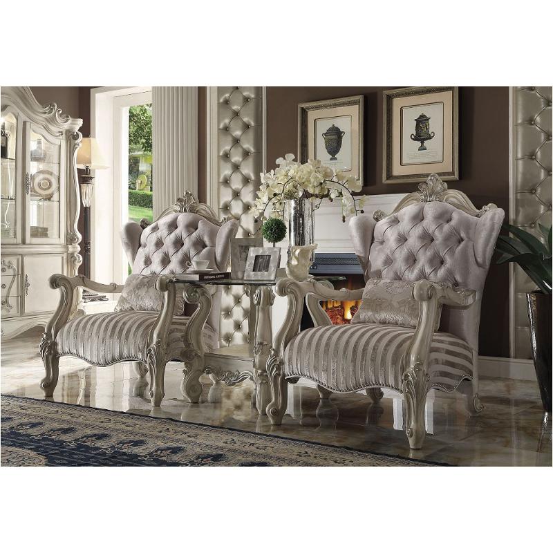 52087 Acme Furniture Antique White Chair - Bone White