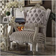 52087 Acme Furniture Versailles - Bone White Living Room Furniture Living Room Chair