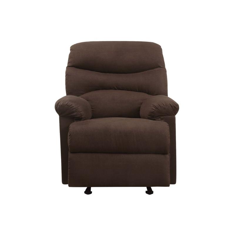 00635 Acme Furniture Arcadia Chocolate Mfb Glider Recliner