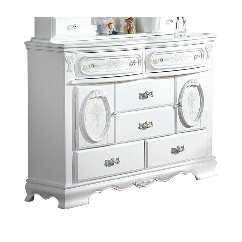 01665 Acme Furniture Flora Bedroom Furniture Dresser