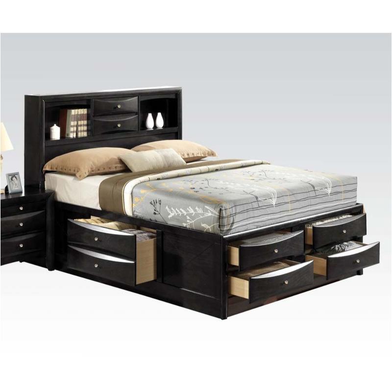 21606ek-hf Acme Furniture Ireland - Black Bedroom Furniture Bed