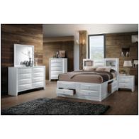 21700q-hf Acme Furniture Ireland - White Bedroom Furniture Bed