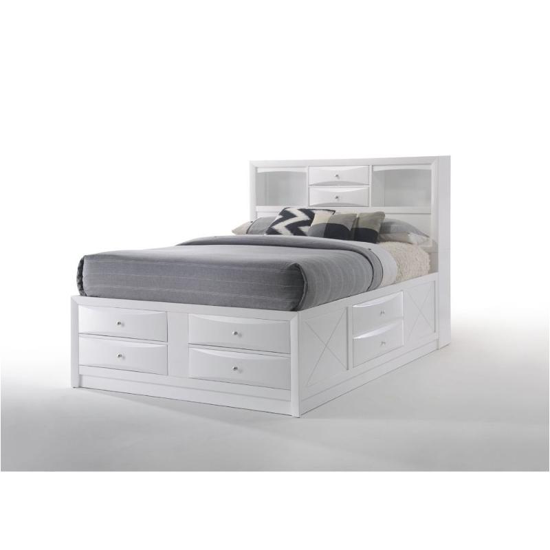 21710f-hf Acme Furniture Ireland - White Bedroom Furniture Bed