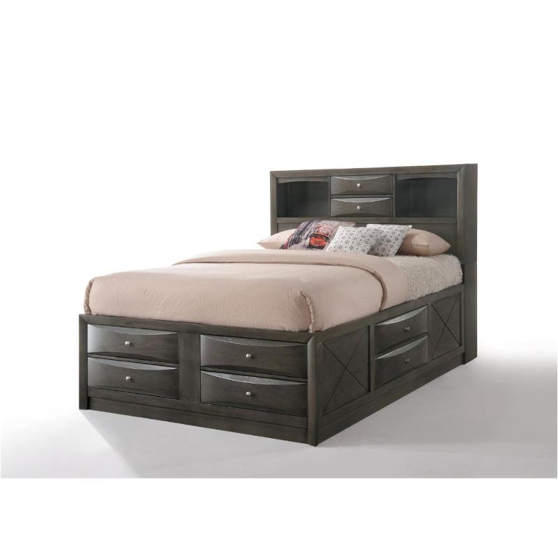 22700q-hf Acme Furniture Ireland - Gray Oak Bedroom Furniture Bed