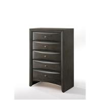 22707 Acme Furniture Ireland - Gray Oak Bedroom Furniture Chest