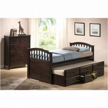 04993-hf Acme Furniture San Marino - Dark Walnut Bedroom Furniture Bed