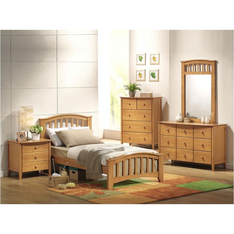 08967f-hb Acme Furniture San Marino - Maple Bedroom Furniture Bed