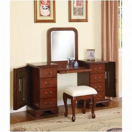 06565 Acme Furniture Louis Philippe - Brown Bedroom Furniture Vanitie