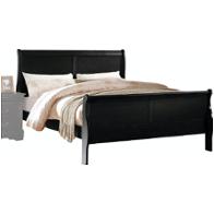 23730q-hf Acme Furniture Louis Philippe - Black Bedroom Furniture Bed