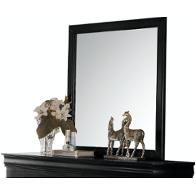 23734 Acme Furniture Louis Philippe - Black Bedroom Furniture Mirror