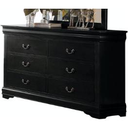 23735 Acme Furniture Louis Philippe - Black Bedroom Furniture Dresser