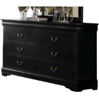 23735 Acme Furniture Louis Philippe - Black Bedroom Furniture Dresser