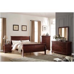 23750q-hf Acme Furniture Louis Philippe - Cherry Bedroom Furniture Bed