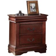 23753 Acme Furniture Louis Philippe - Cherry Bedroom Furniture Nightstand