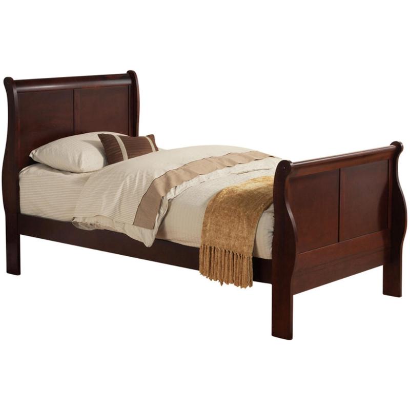 ACME Furniture Louis Philippe Twin Bed, Cherry