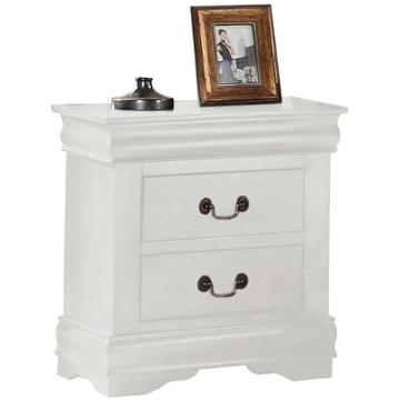 23833 Acme Furniture Louis Philippe - White Bedroom Furniture Nightstand
