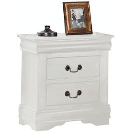 23833 Acme Furniture Louis Philippe - White Bedroom Furniture Nightstand