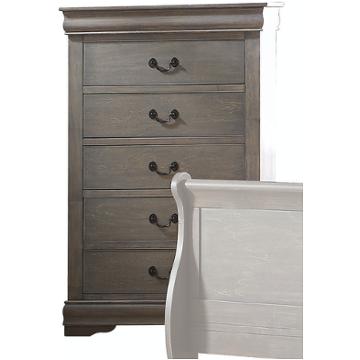 23866 Acme Furniture Louis Philippe - Gray Bedroom Furniture Chest