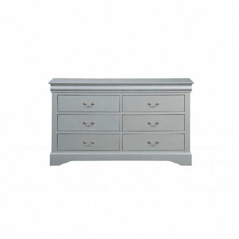 26735 Acme Furniture Louis Philippe - Platinum Bedroom Furniture Dresser
