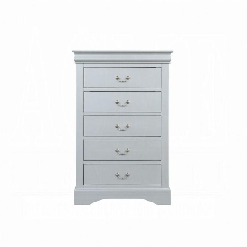 26736 Acme Furniture Louis Philippe - Platinum Bedroom Furniture Chest