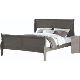 26805f-hf Acme Furniture Louis Philippe - Dark Gray Bedroom Furniture Bed