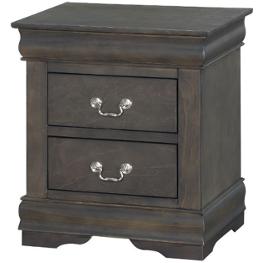 26793 Acme Furniture Louis Philippe - Dark Gray Bedroom Furniture Nightstand